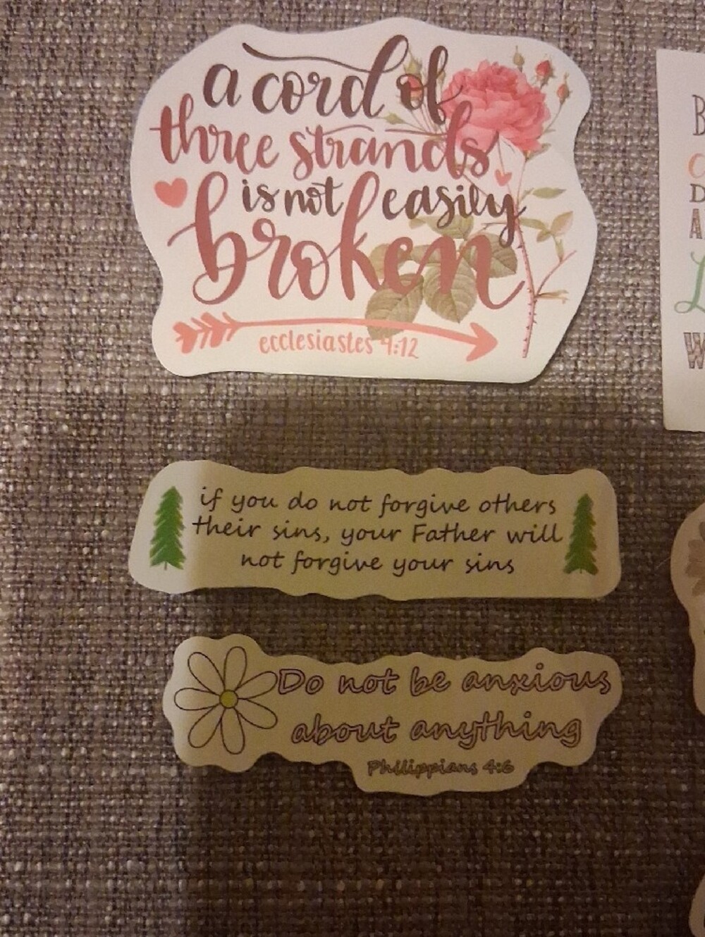 Inspirational Faith Sticker Set - Assorted Colors - Picture 2 of 5